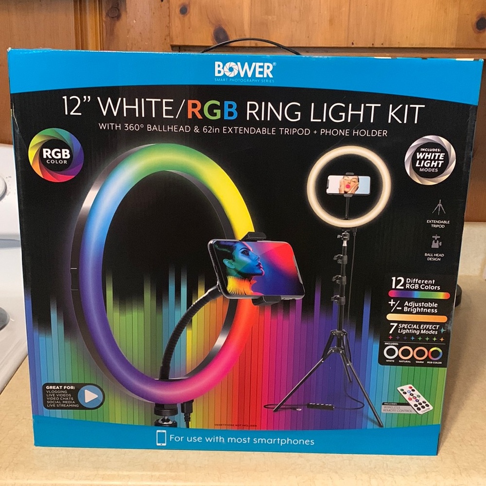 Bower 12” Ring Light Kit